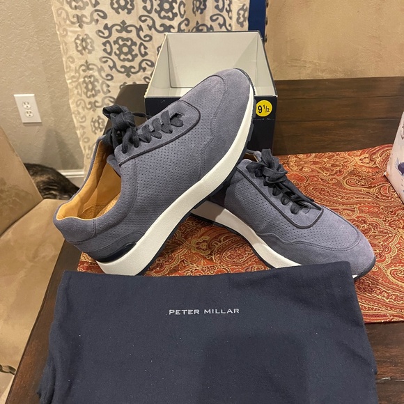 Peter Millar Men's Size 9.5M Navy Wayfare Runner MSRP $250